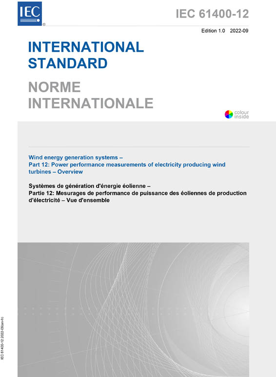 Cover IEC 61400-12:2022